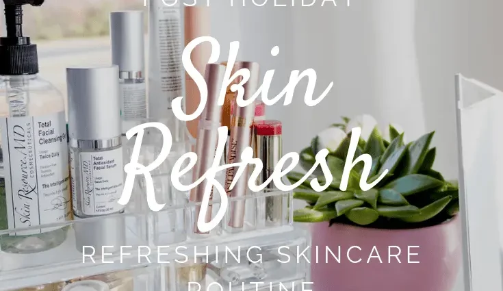 Post-holiday skin care program