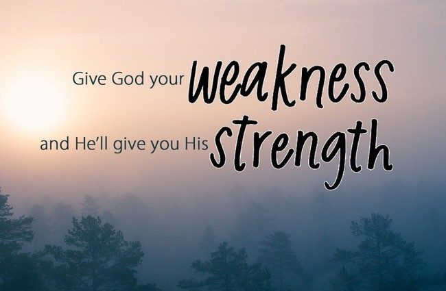 Prayer for every weakness