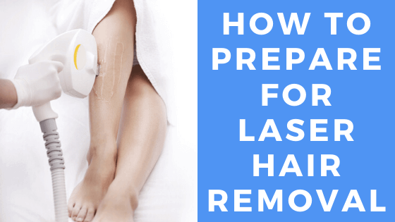 Preparation for laser hair removal