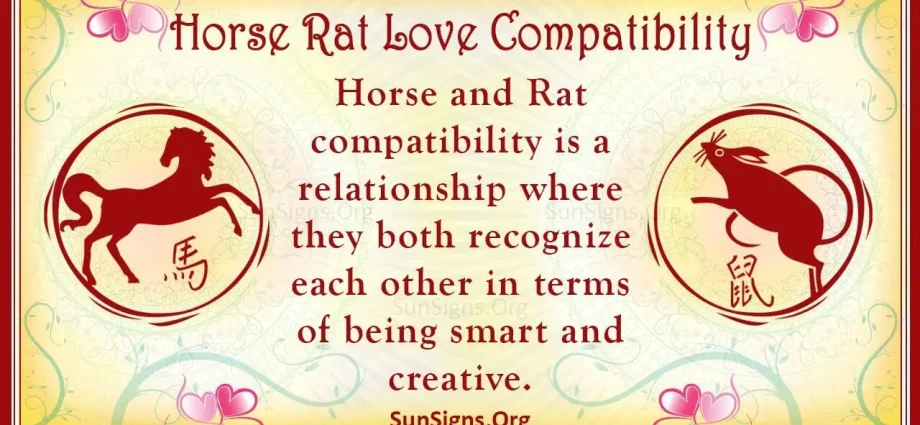 Rat and Horse Chinese Zodiac Compatibility