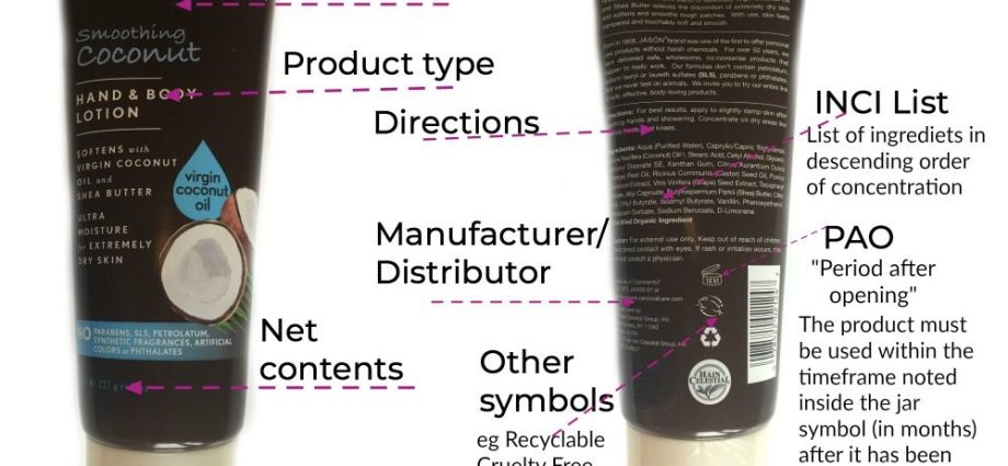 Reading the label of the cream: what to look for