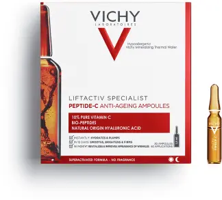 Rejuvenation course: Vichy LiftActiv Specialist Peptide-C ampoules