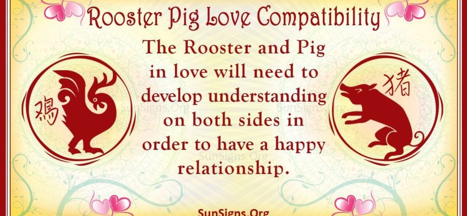 Rooster and Pig Chinese Zodiac Compatibility