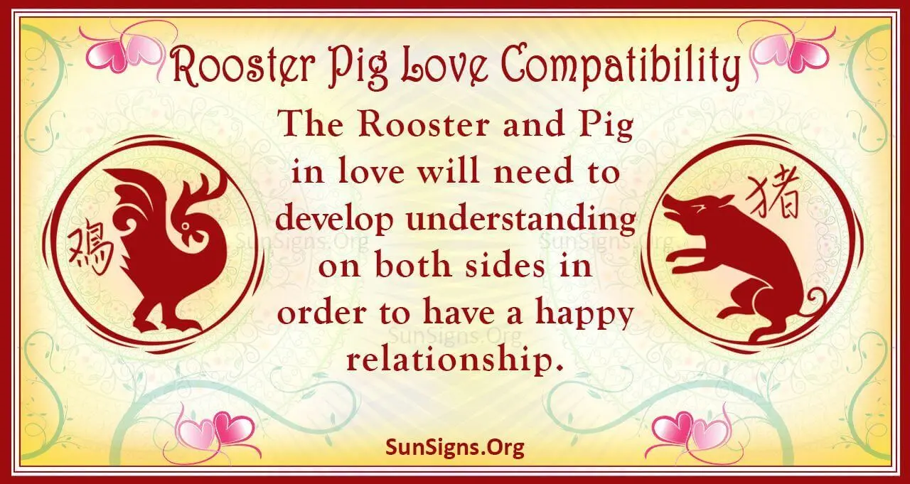 Rooster and Pig Chinese Zodiac Compatibility