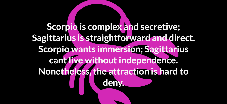 Scorpio and Sagittarius Compatibility