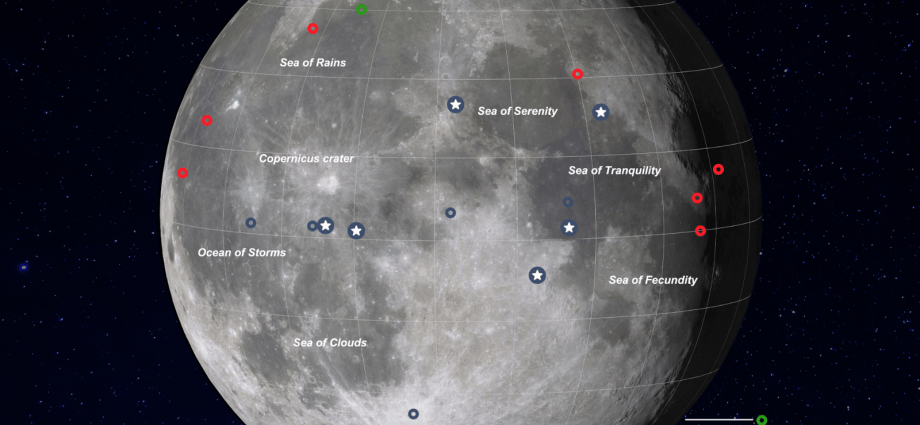 خريطة موقع "القمر اليوم"