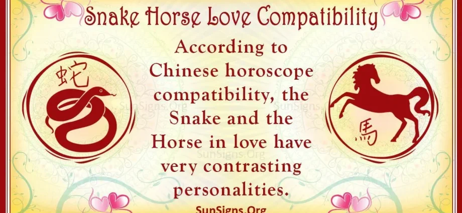 Snake and Horse &#8211; Chinese Zodiac Compatibility