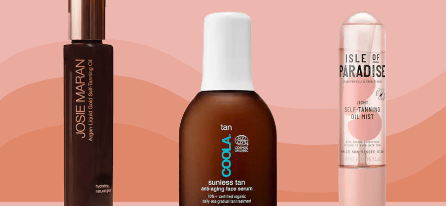 Spray for an even and safe tan