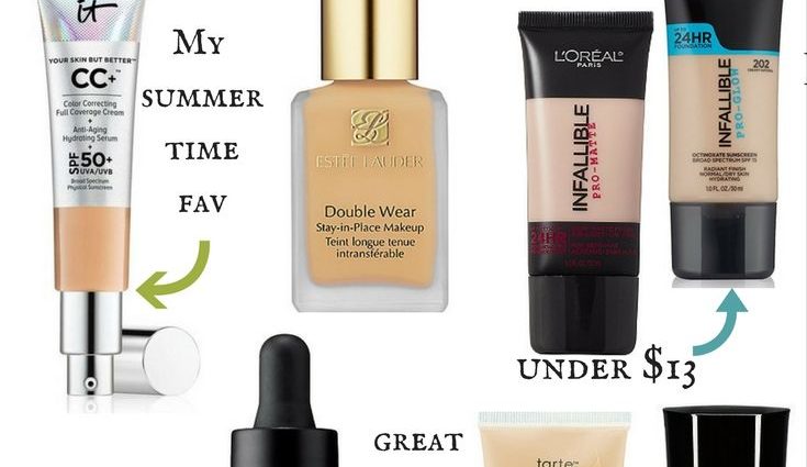 Summer foundation for oily skin