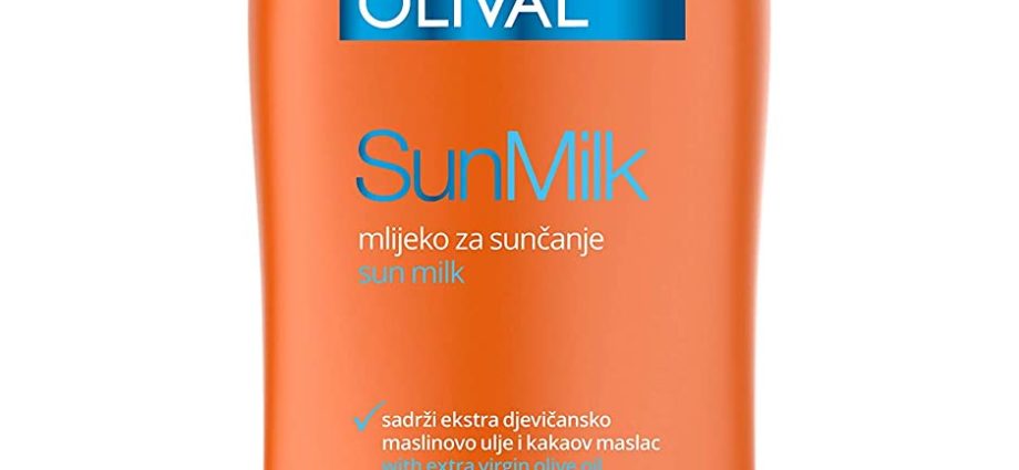 Sun milk with SPF protection