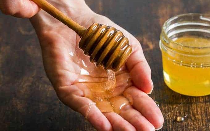 Sweetened: honey facial massage