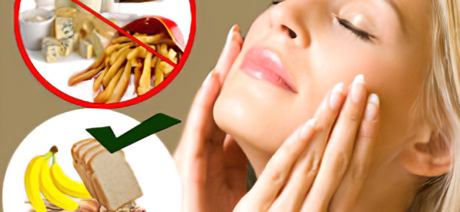 The most harmful foods for the skin