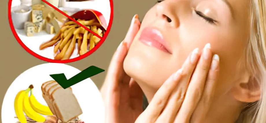The most harmful foods for the skin