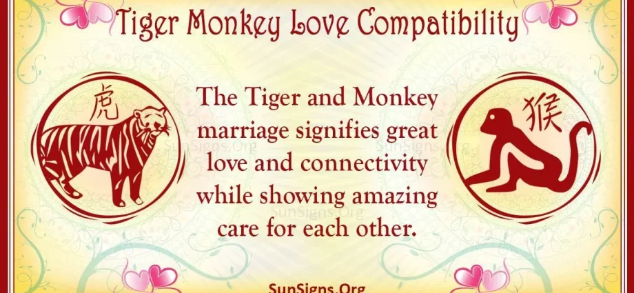 Tiger and Monkey Chinese Zodiac Compatibility