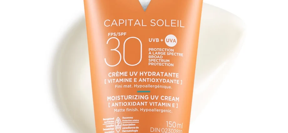 Vichy SPF 30 cream: product overview