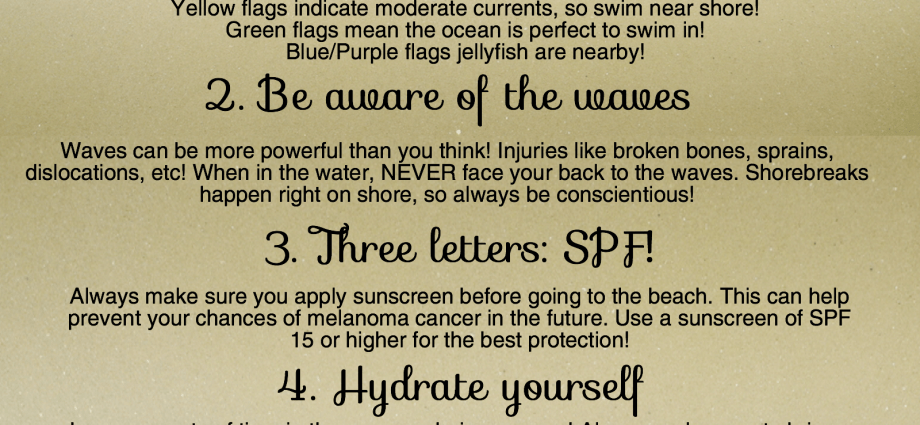 What to do right after the beach: 4 tips