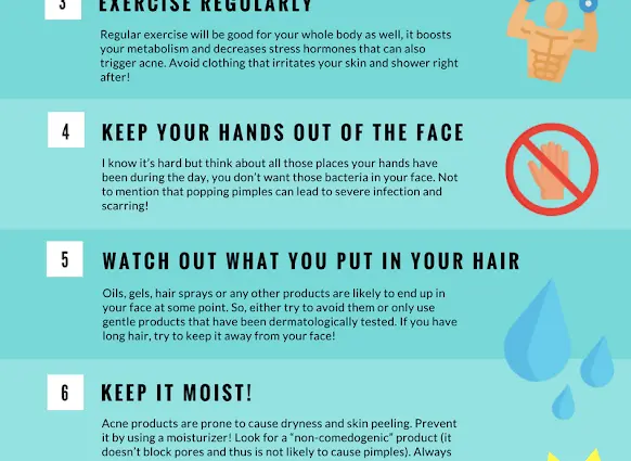 What to do to avoid acne