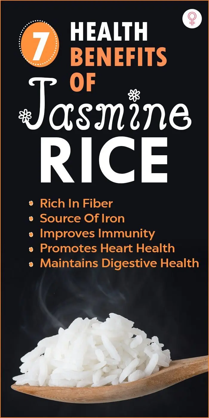 Health benefits of jasmine rice  