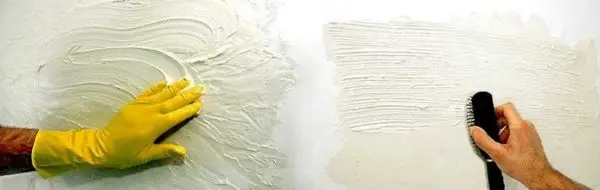 Applying decorative plaster with your own hands