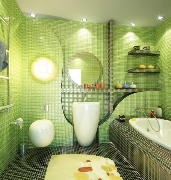 Bathroom design: combined, small, large, ergonomics, photo