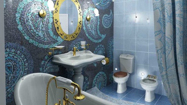 Bathroom design: combined, small, large, ergonomics, photo