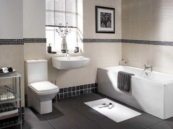 Bathroom design: combined, small, large, ergonomics, photo