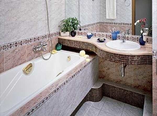 Bathroom design: combined, small, large, ergonomics, photo