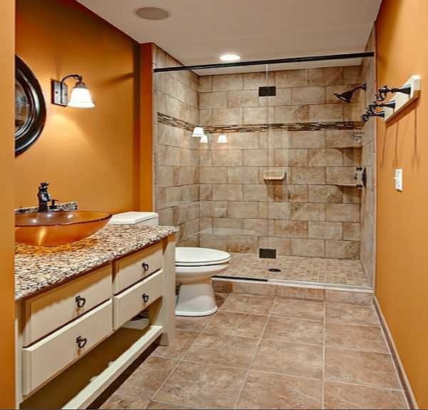 Bathroom design: combined, small, large, ergonomics, photo