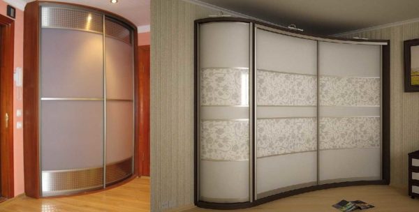 Corner wardrobe: types, sizes, layout, photos