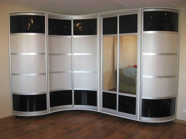 Corner wardrobe: types, sizes, layout, photos