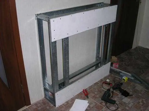 Decorative fireplace with own hands