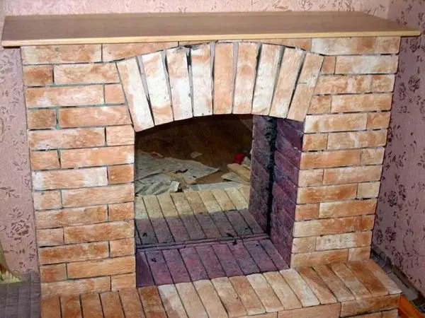 Decorative fireplace with own hands