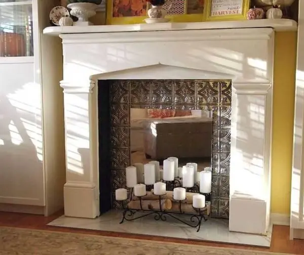 Decorative fireplace with own hands