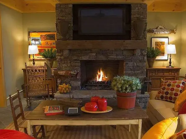 Decorative fireplace with own hands