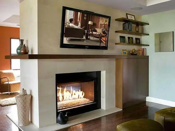 Decorative fireplace with own hands