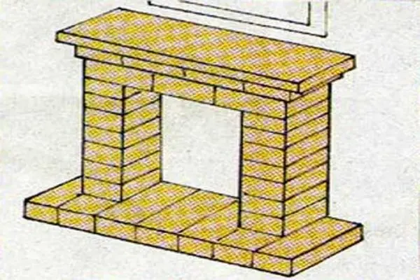 Decorative fireplace with own hands