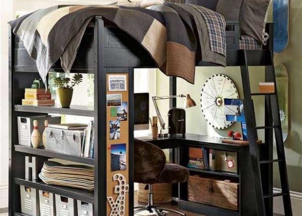 Do-it-yourself attic bed: photo reports, drawings