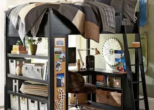 Do-it-yourself attic bed: photo reports, drawings