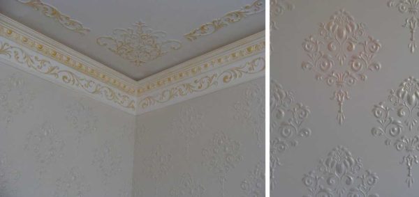 Do-it-yourself bas-relief on the wall: plaster, plaster