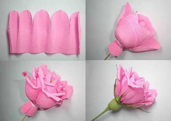 Do-it-yourself corrugated paper flowers: master classes, photos, videos