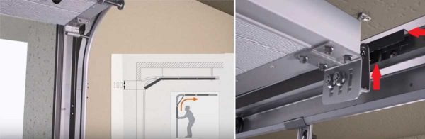 Do-it-yourself installation of sectional doors: measurements, preparation of the opening, installation