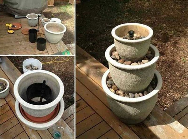 Do-it-yourself waterfall: for giving, garden, home