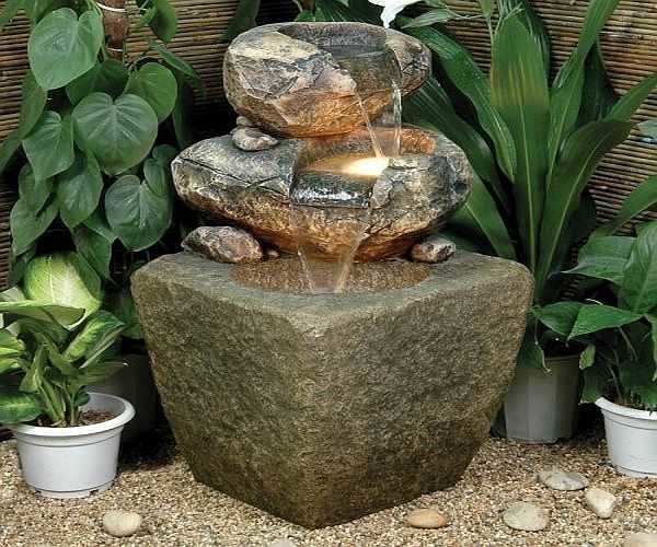 Do-it-yourself waterfall: for giving, garden, home