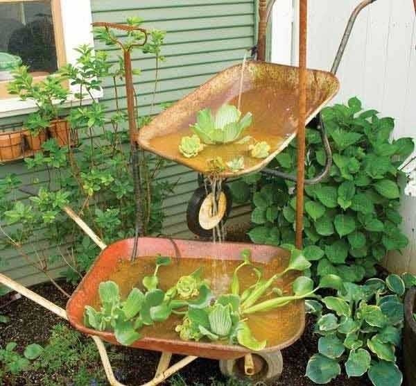 Do-it-yourself waterfall: for giving, garden, home