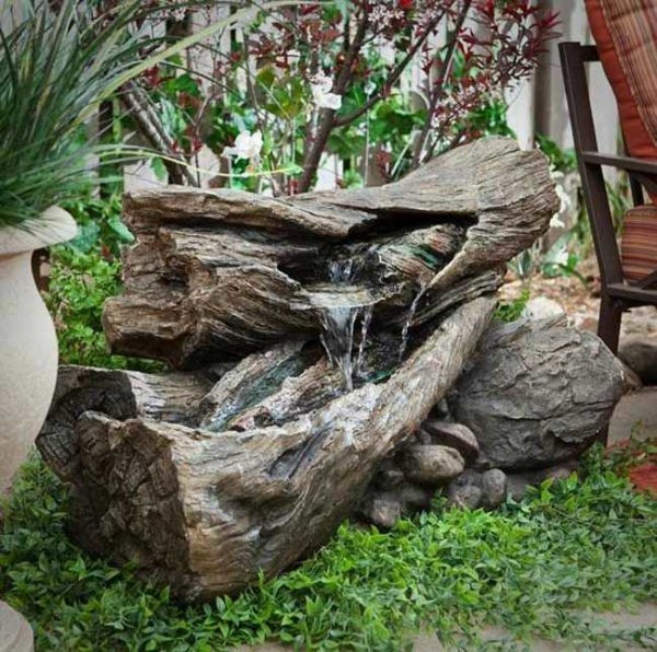 Do-it-yourself waterfall: for giving, garden, home