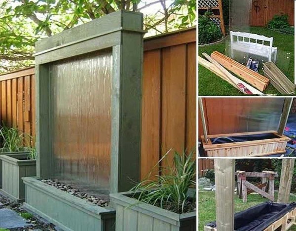 Do-it-yourself waterfall: for giving, garden, home