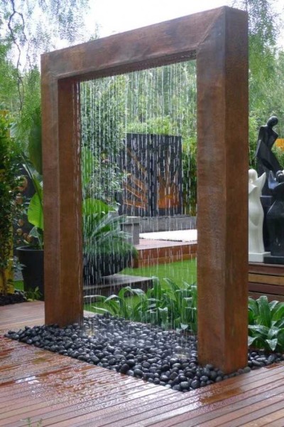 Do-it-yourself waterfall: for giving, garden, home