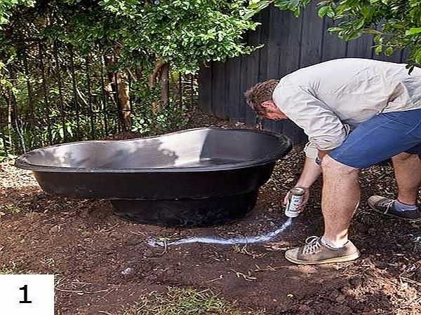 Do-it-yourself waterfall: for giving, garden, home