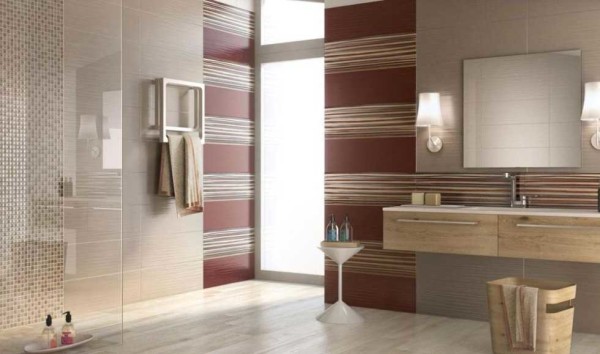 Finishing the bathroom with tiles: photo options, technology 