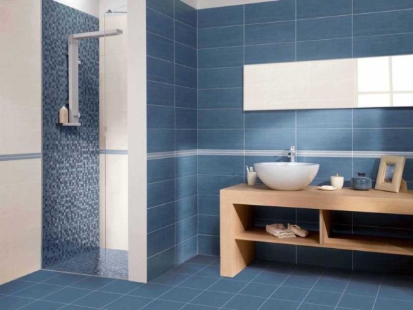 Finishing the bathroom with tiles: photo options, technology 